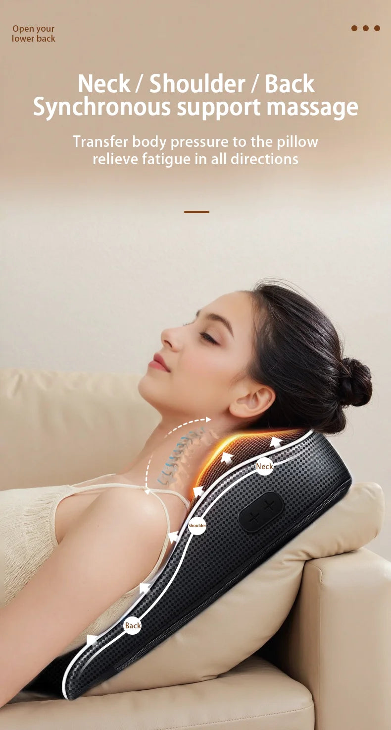 Coussin de massage shiatsu pour la nuque