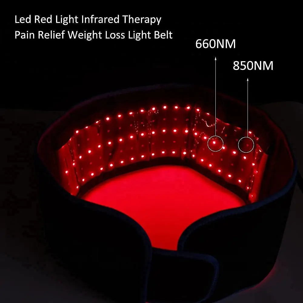 Ceinture de luminothérapie rouge à 120 LED