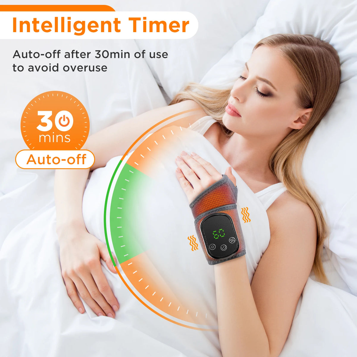 Heated Vibration Wrist Wrap