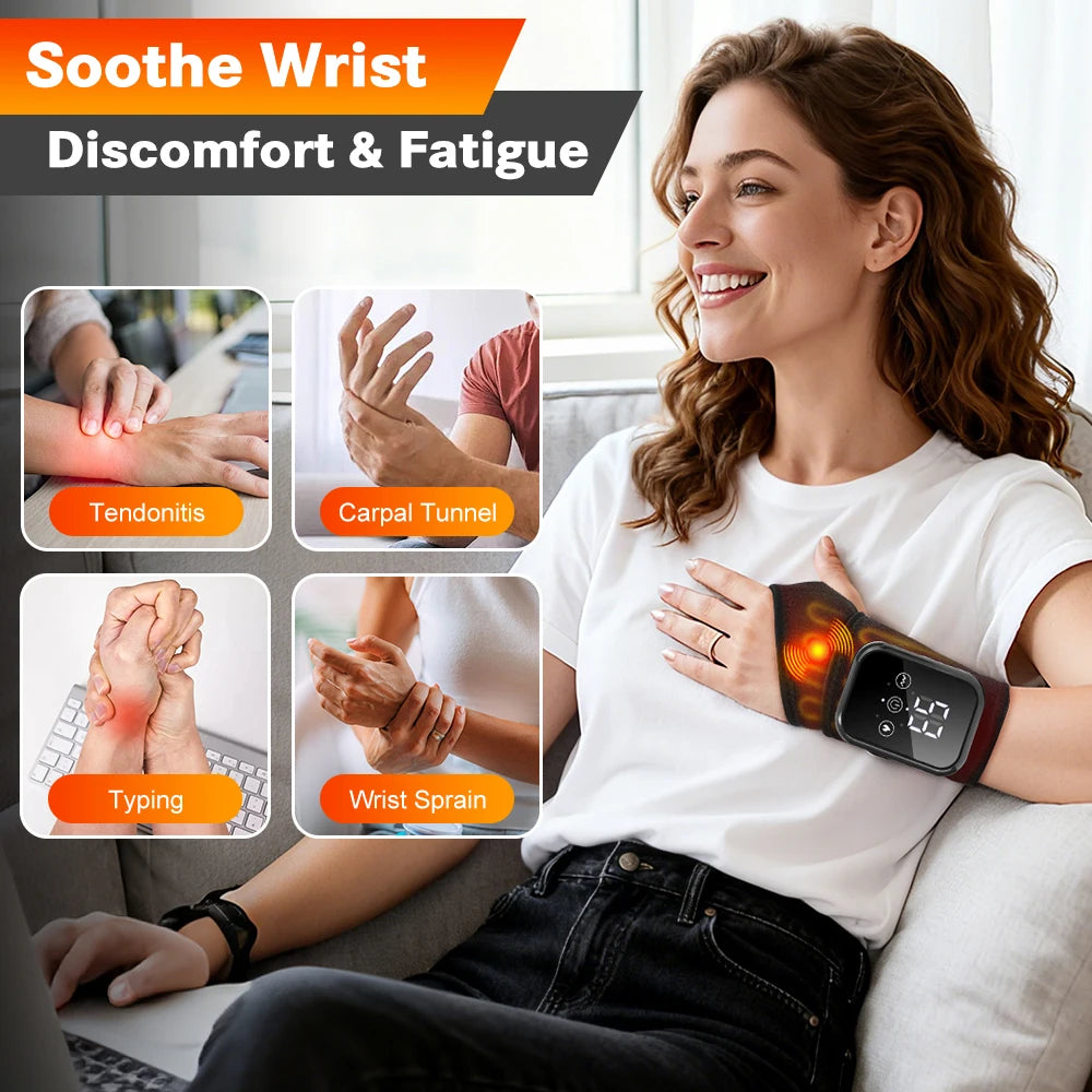 Heated Vibration Wrist Wrap