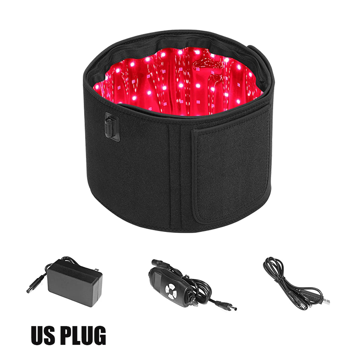 Ceinture de luminothérapie rouge à 120 LED
