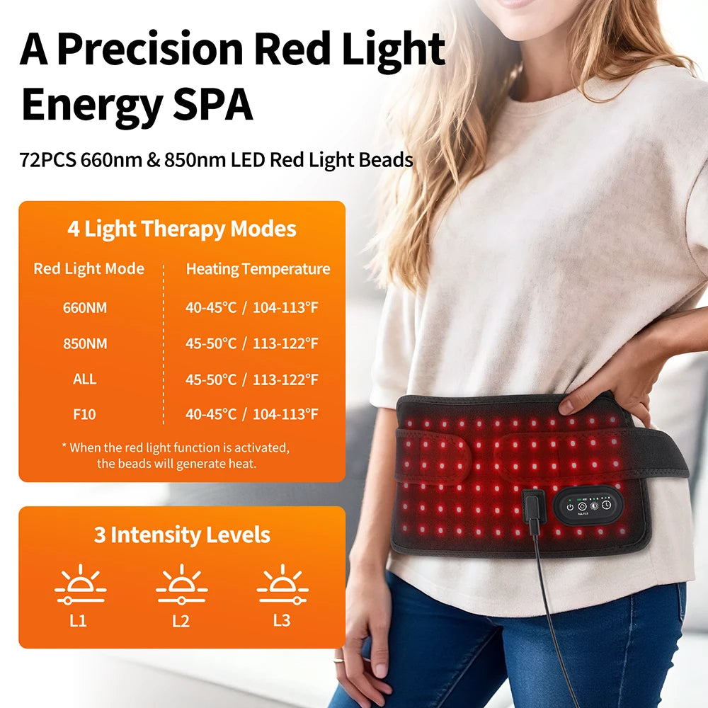 72-LED Red Light Wrap