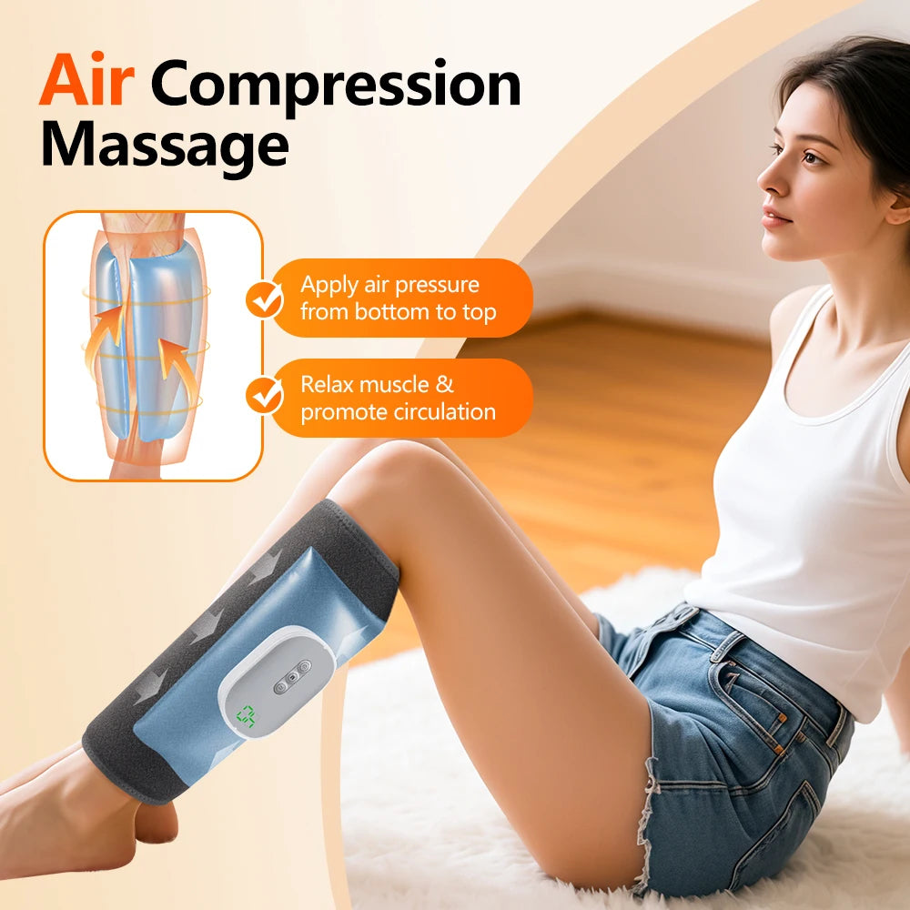 Cordless Air Compression Calf Wrap