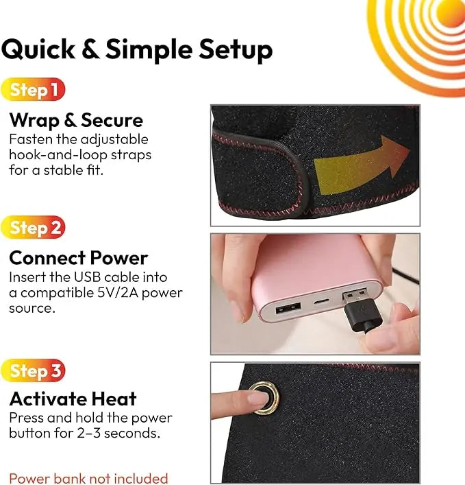 Ceinture chauffante pour la hanche