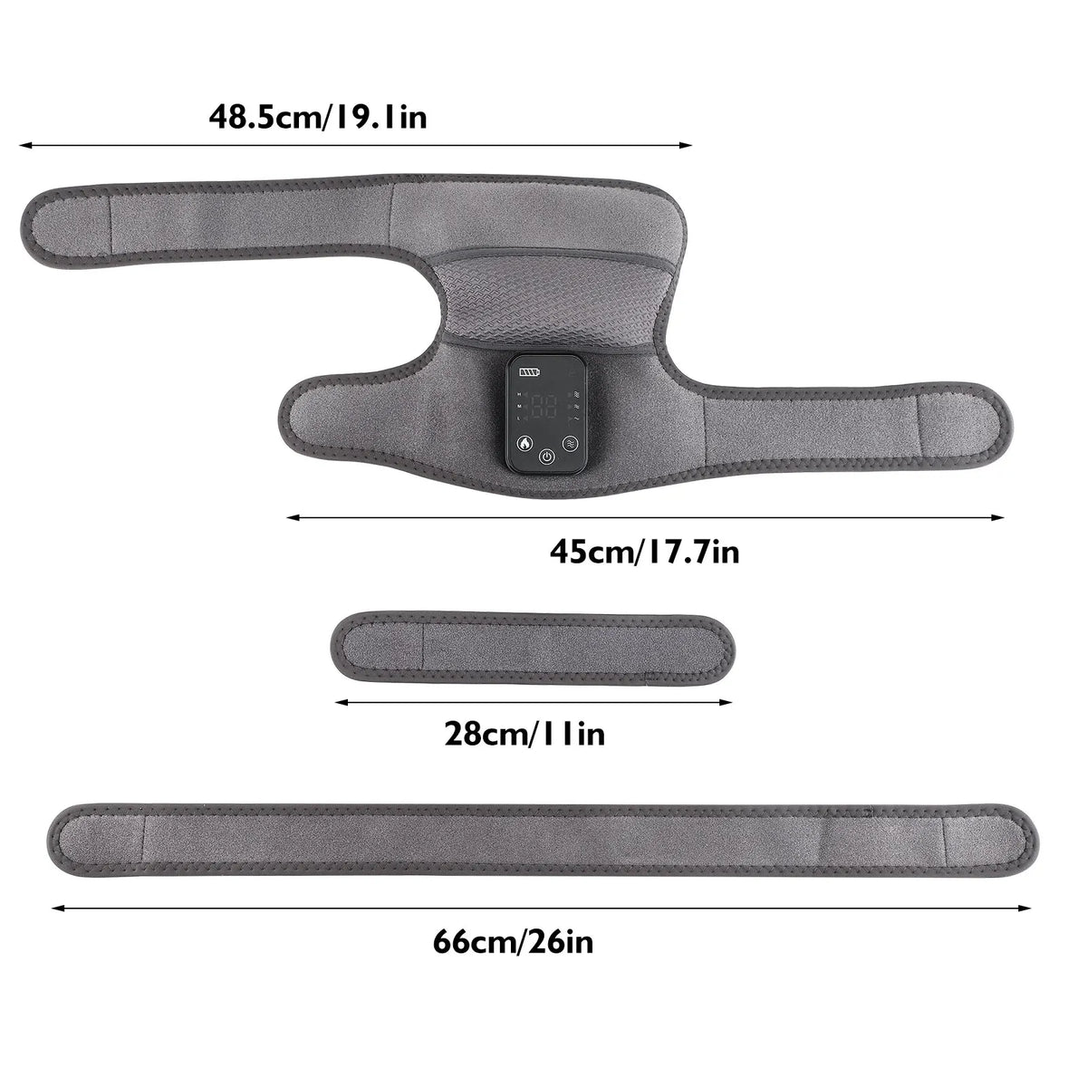 Appareil de massage intelligent pour genoux avec chauffage électrique, compresse chaude et vibration pour la protection des articulations, du cou et des épaules