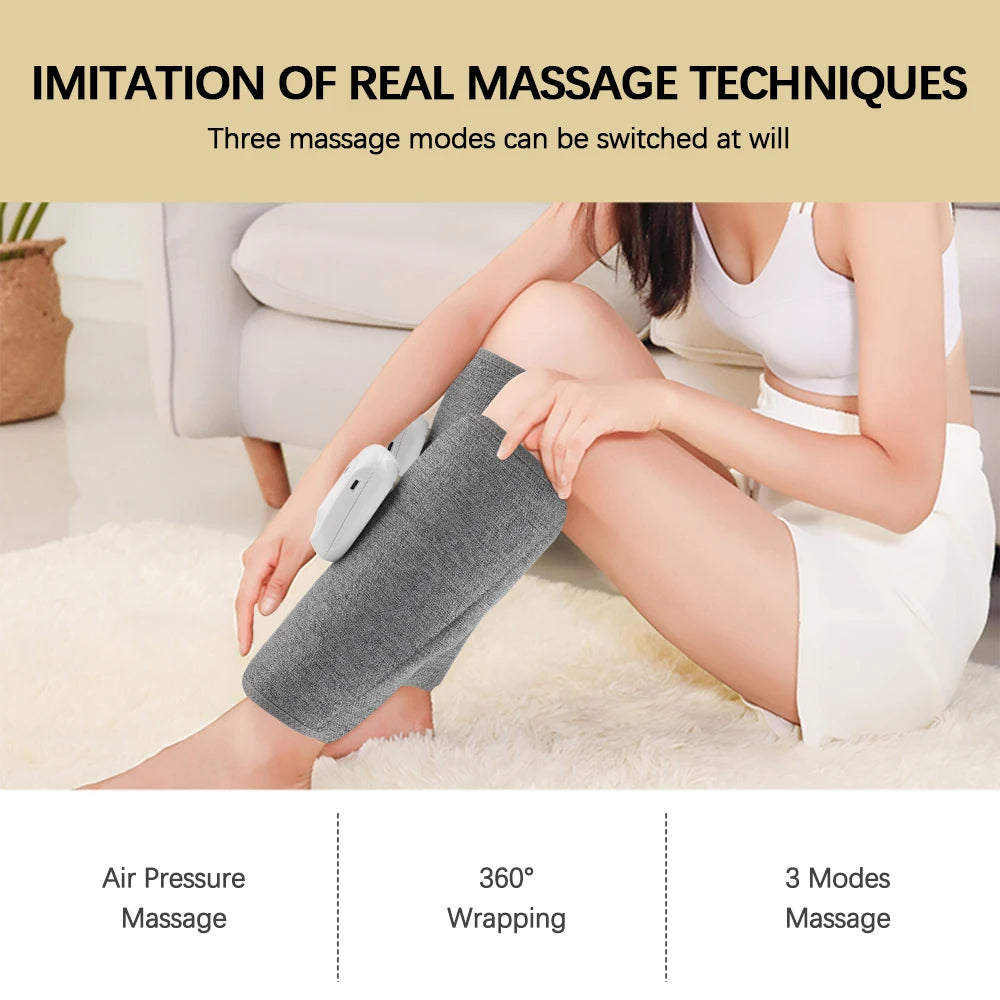 Cordless Air Compression Calf Wrap