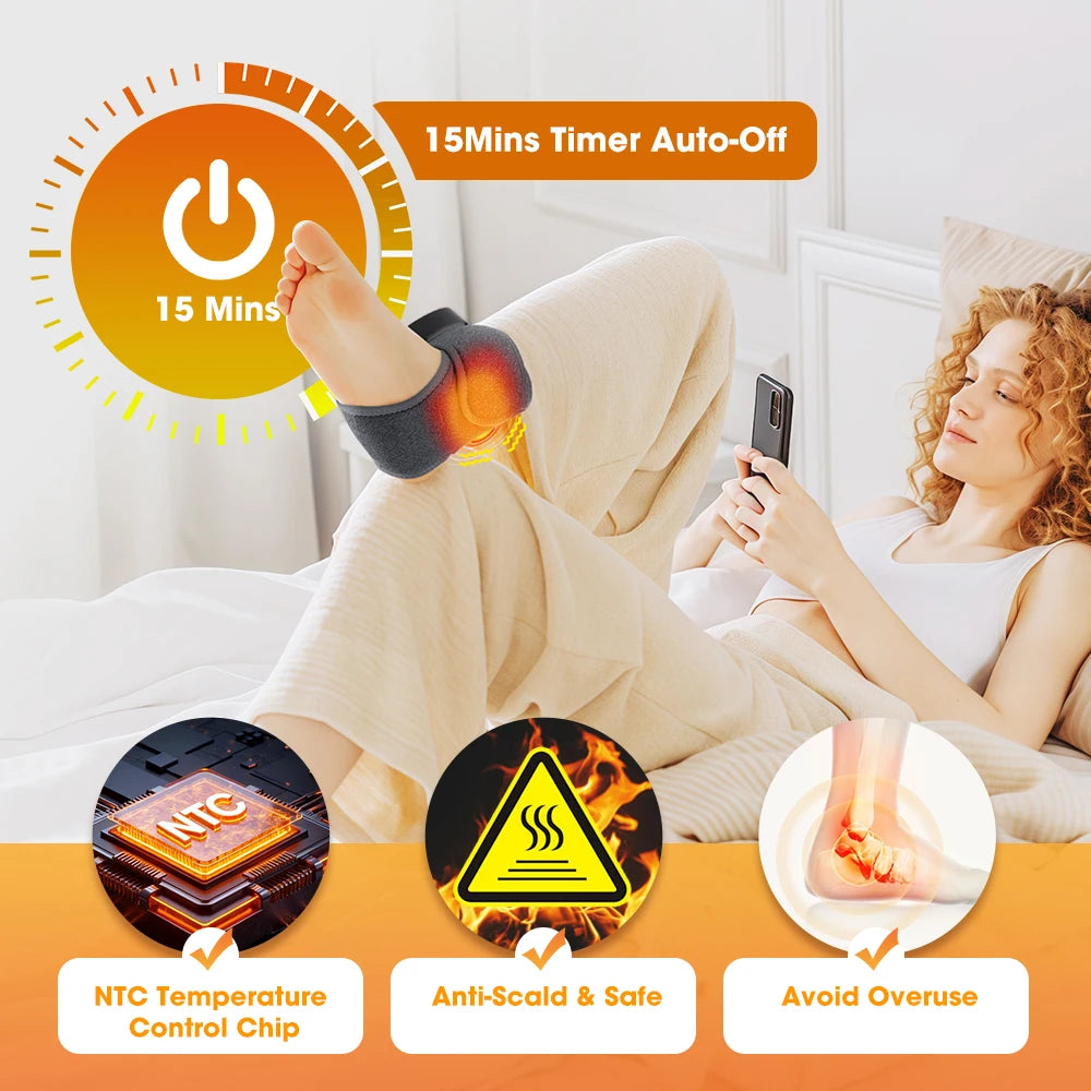 Heated Vibration Ankle Wrap