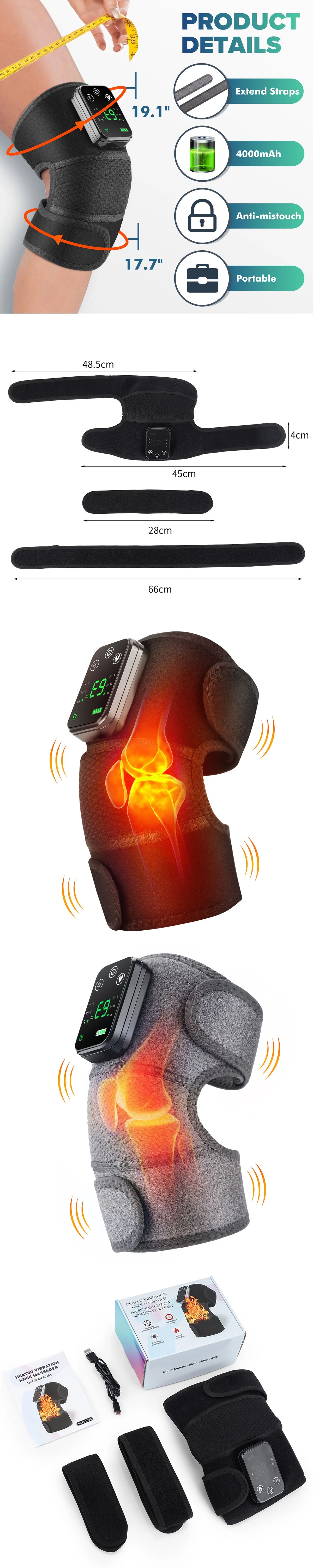 Heated Knee Massage Wrap