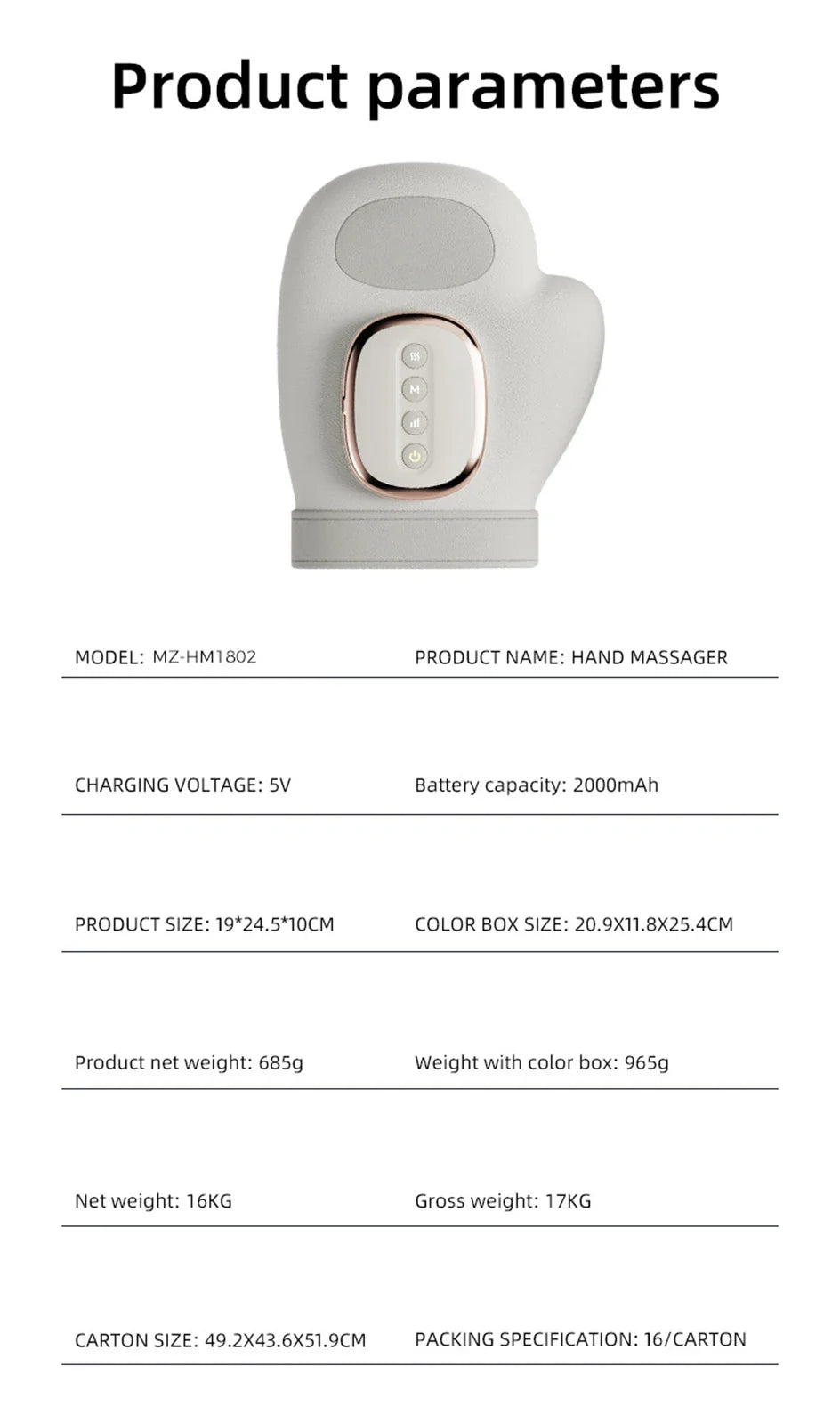 Air Compression Hand Massager