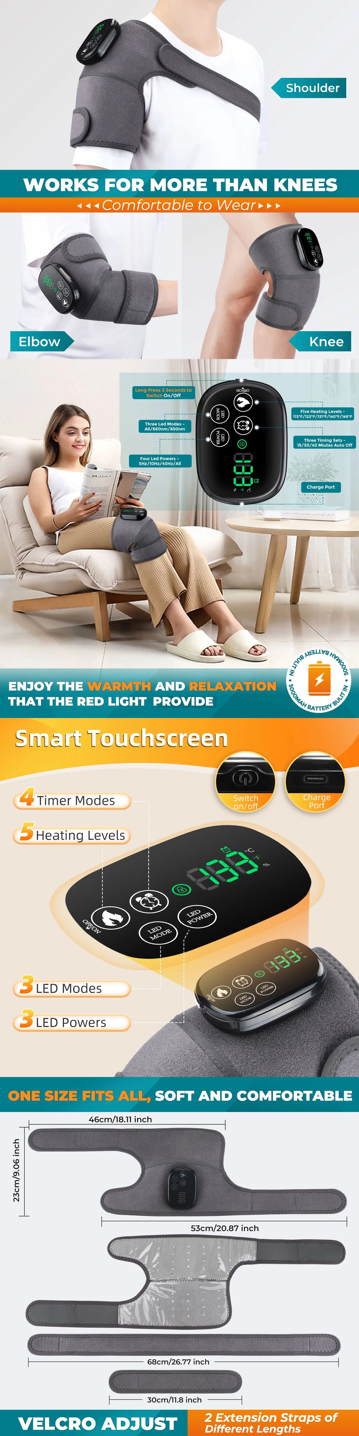 Heated Knee Massage Wrap