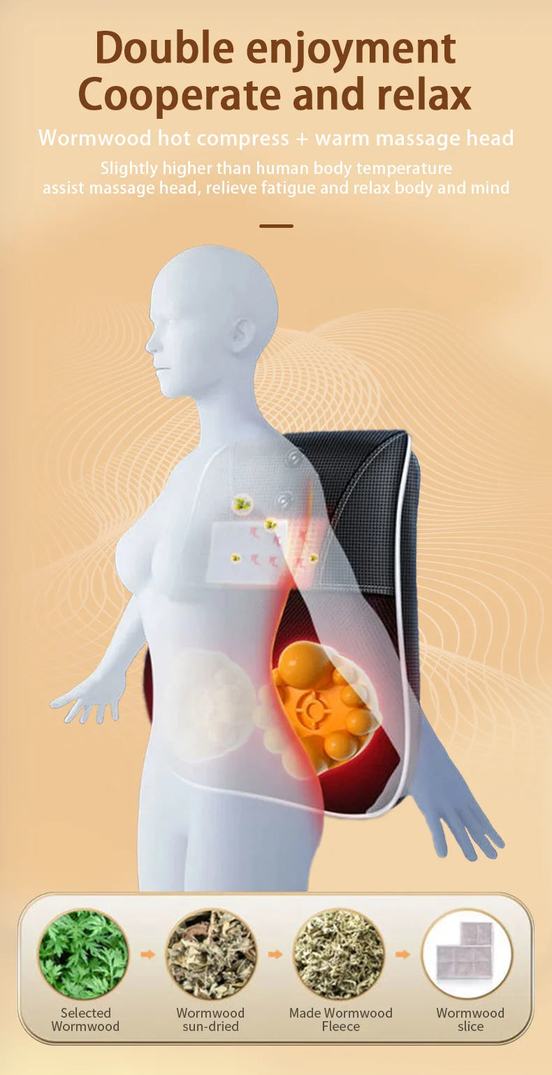 Shiatsu Neck Massage Pillow