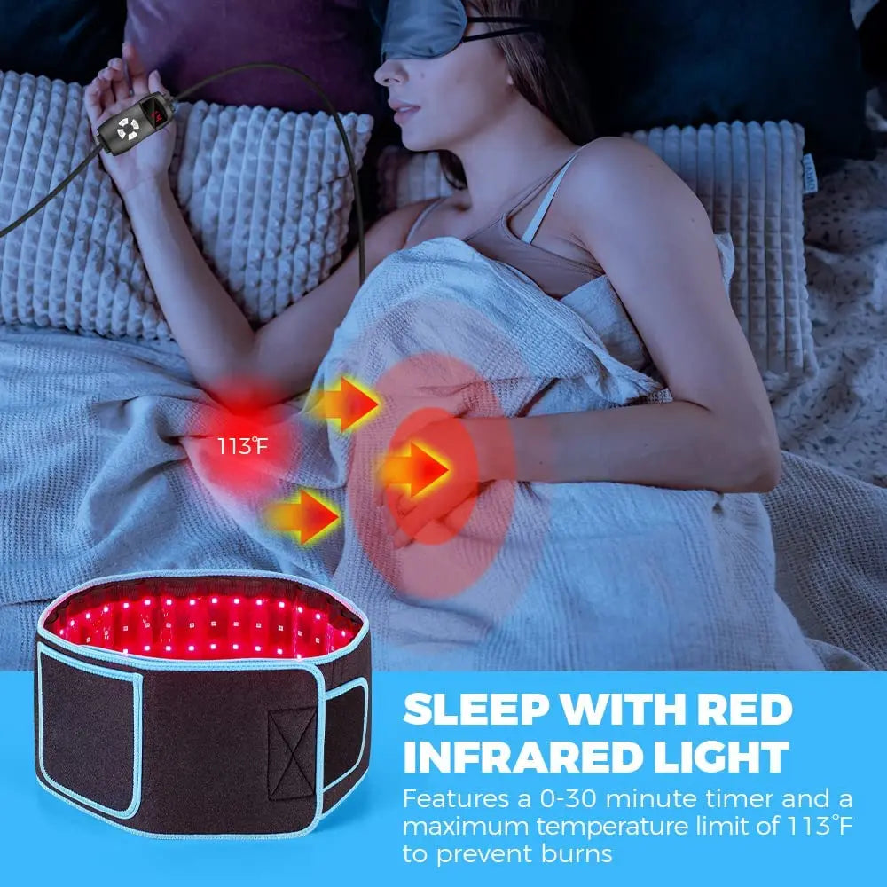 Ceinture de luminothérapie rouge à 120 LED