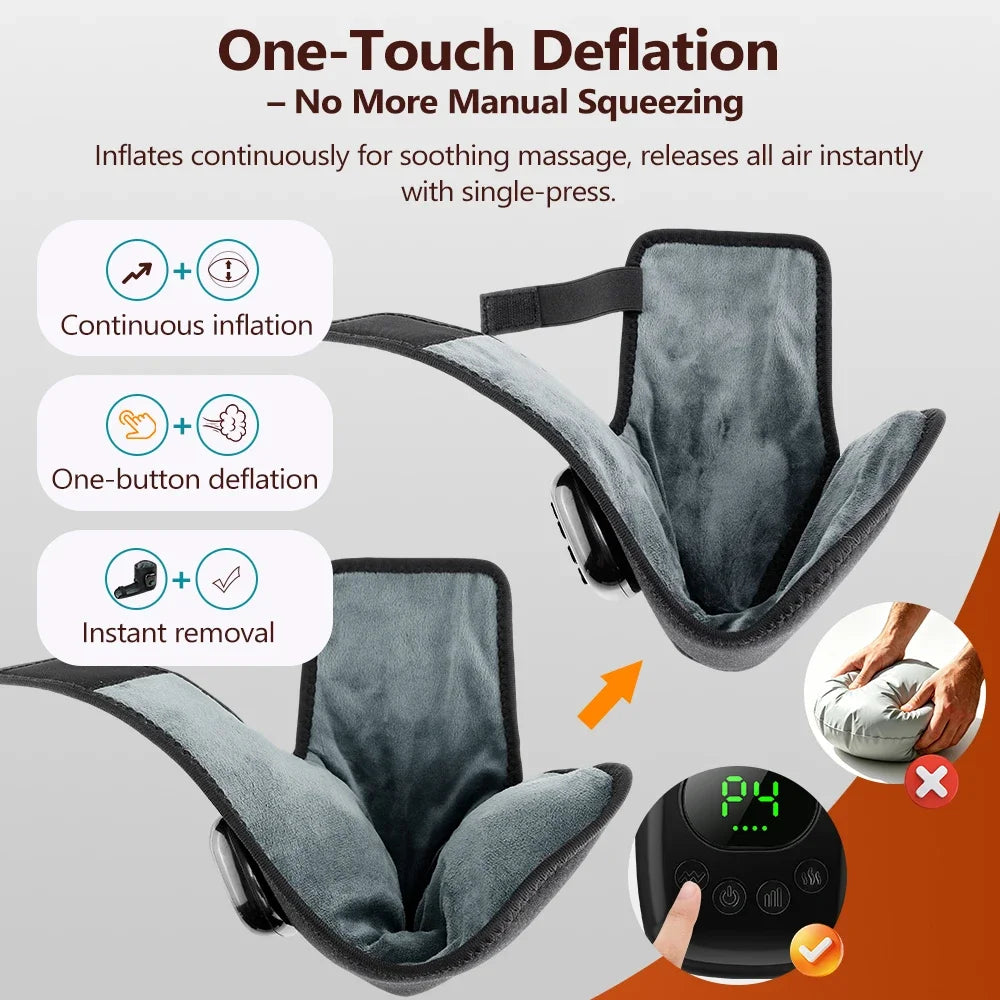 Heated Air Compression Ankle Wrap