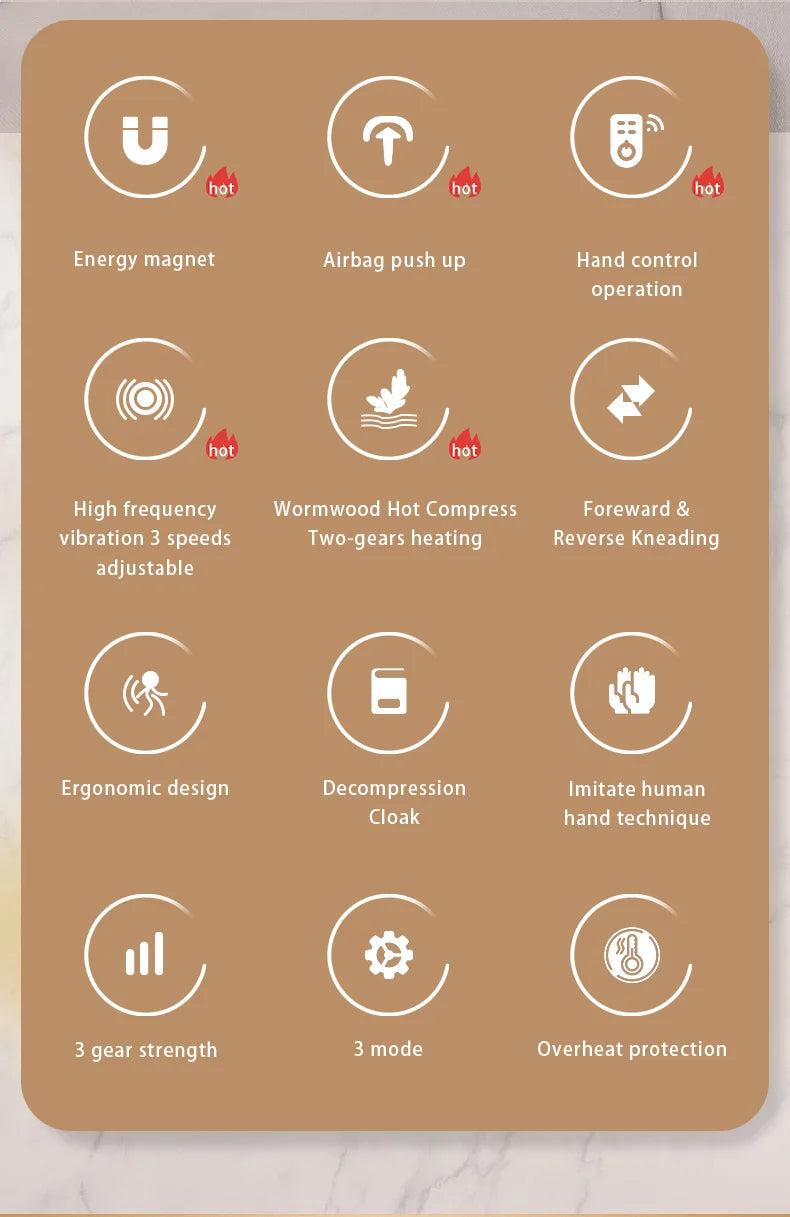 Shiatsu Neck Massage Pillow