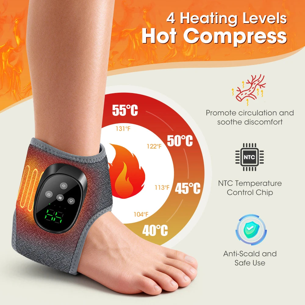 Heated Vibration Ankle Wrap