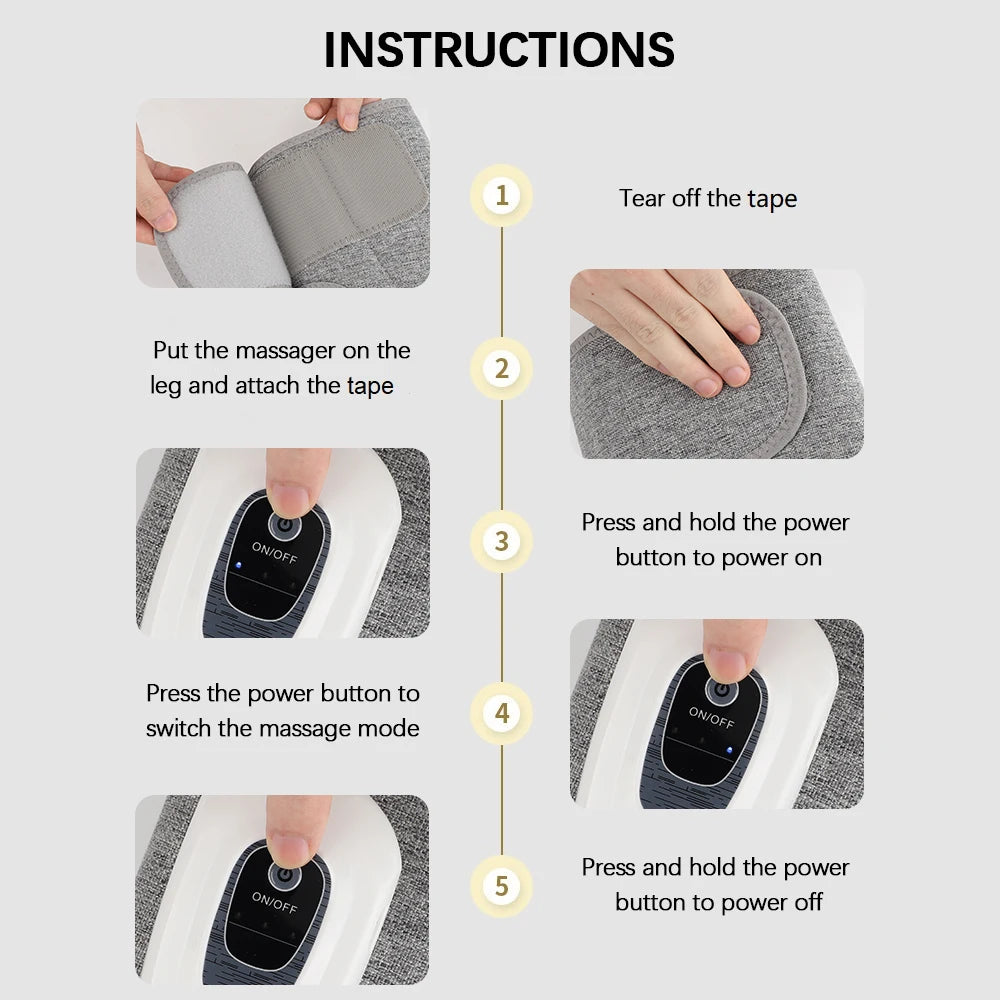 Cordless Air Compression Calf Wrap