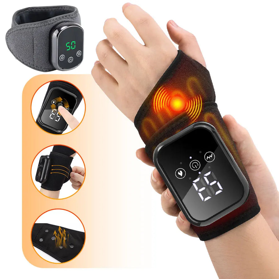 Heated Vibration Wrist Wrap