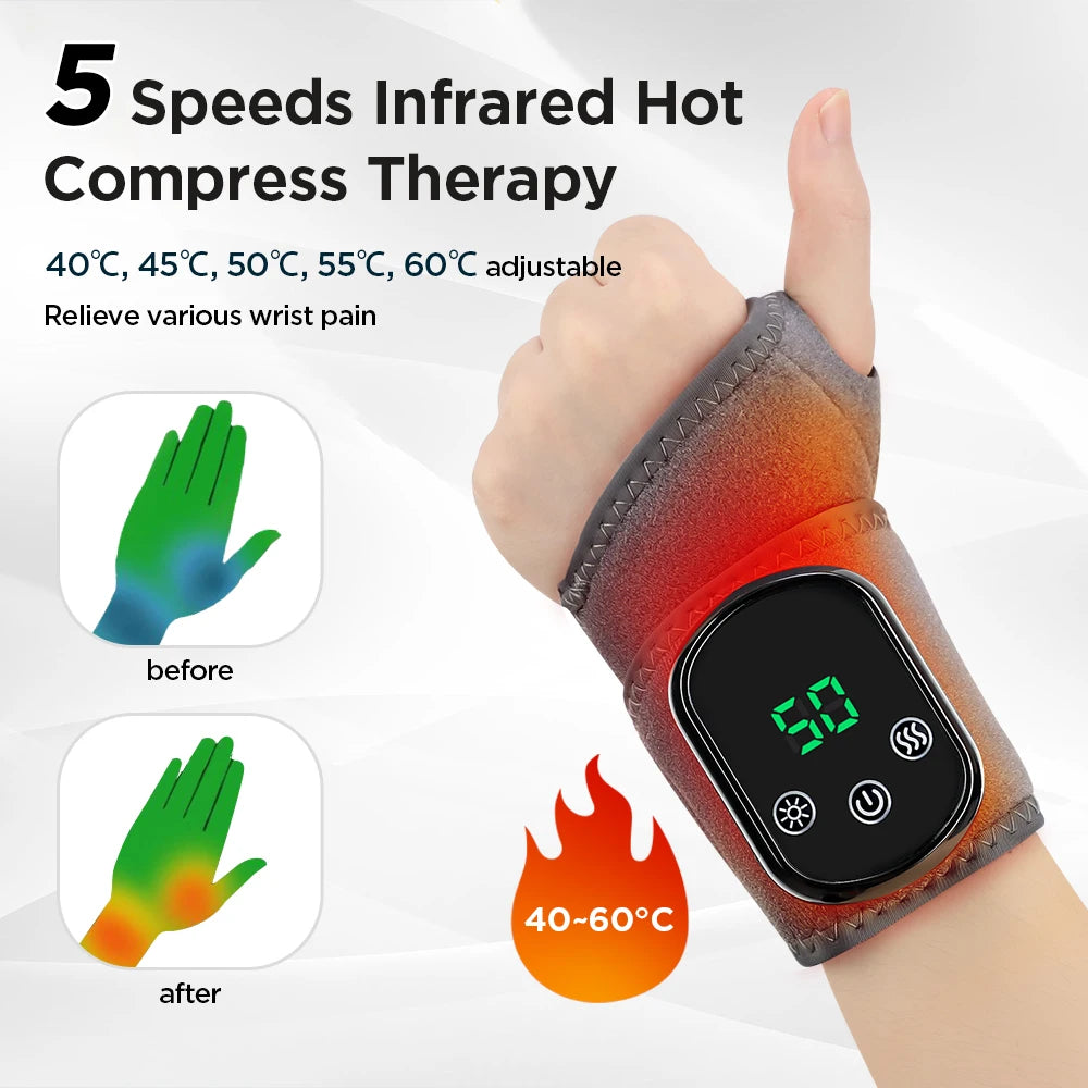 Heated Vibration Wrist Wrap